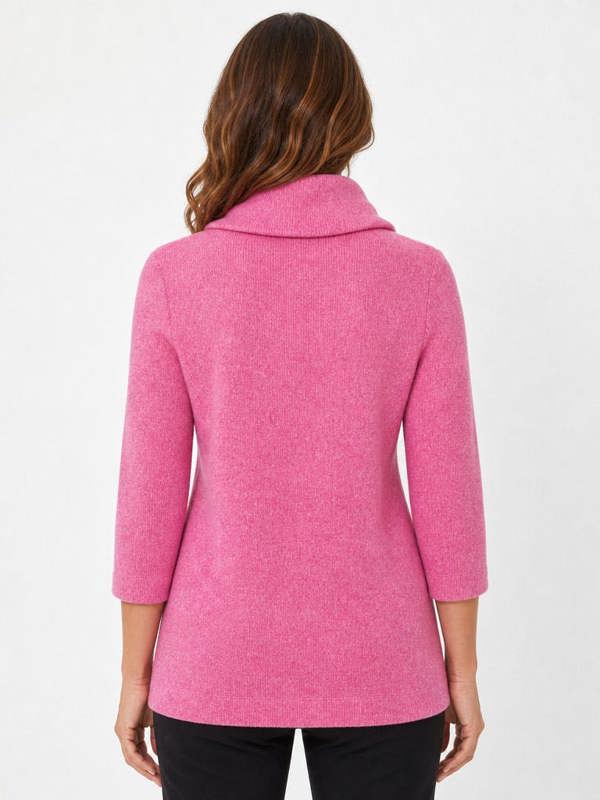 PennyPlain Cowl Top - Cerise