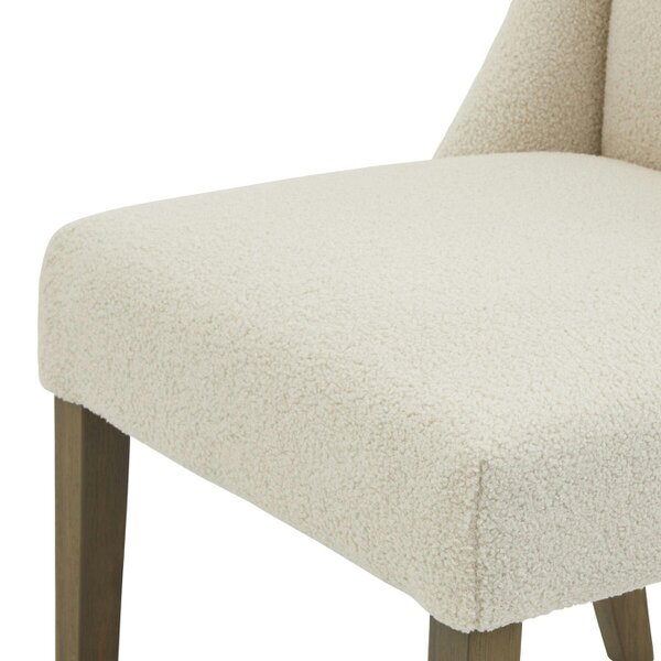 Wyld Haus Olargues Soft Grey Upholstered Dining Chair Pared Back