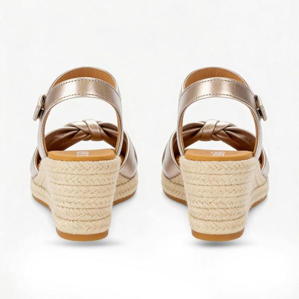 Gabor MOON Ankle Strap Sandals   in  Gold