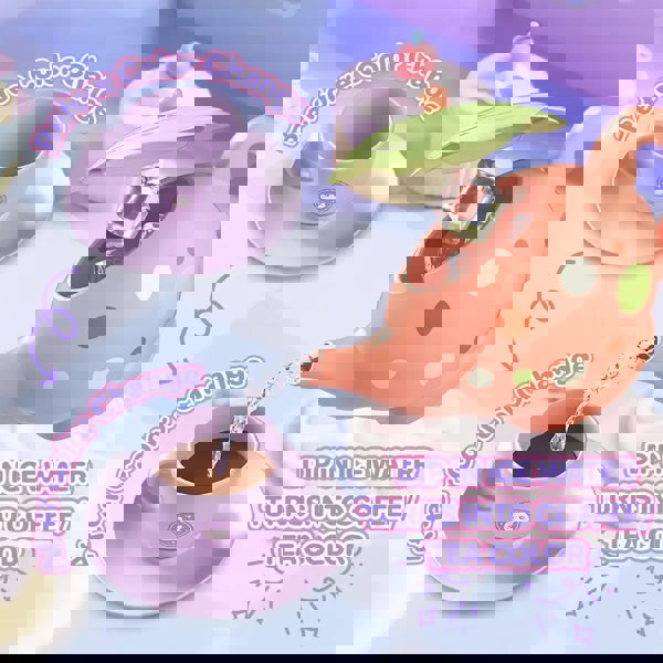 deAO Toys 3-in-1 Color Changing Tea Party Set Pretend Play