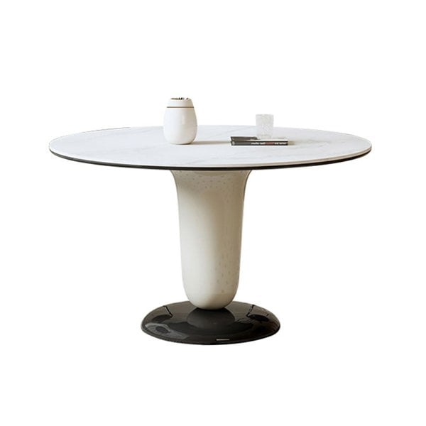 Elmer Round Dining Table, White Top-Rit Concept-Rit Concept