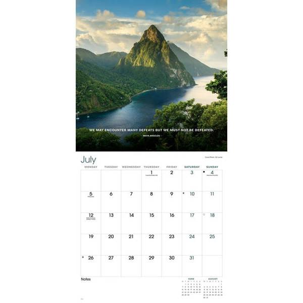 Motivation Calendar 2027, Wall Calendars, Month To View, Lifestyle, Gift
