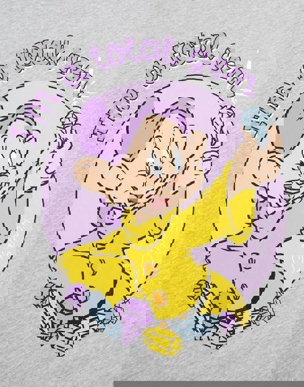 Disney Womens Grey Snow White Short Sleeve Long Leg Pyjama Set