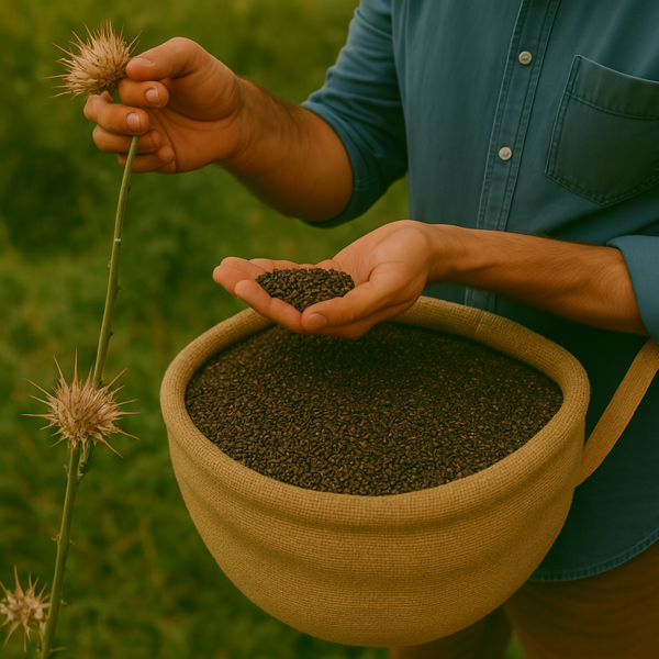 Ol'Vita Milk Thistle Oil | Dietary Supplement | Cold Pressed | Unrefined