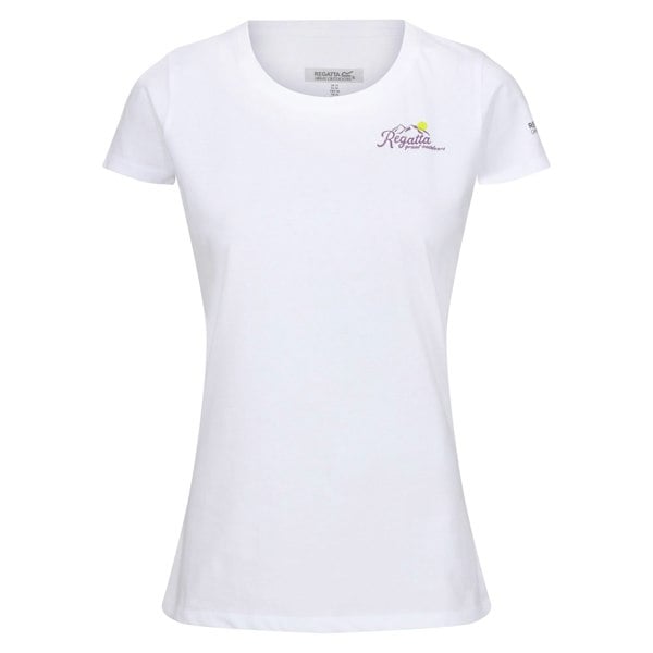 Regatta Womens/Ladies Breezed IV Back Print T-Shirt - White