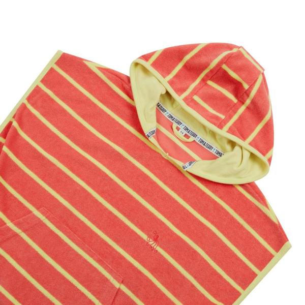 Tom & Teddy Coral & Lime Stripe
