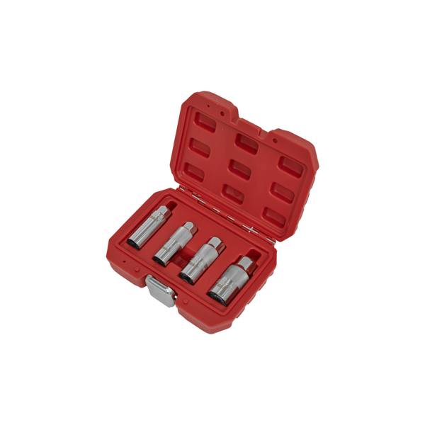 Sealey Spark Plug Socket Set 4 Piece 3/8" AK6556 Square Drive Spark Plug Socket