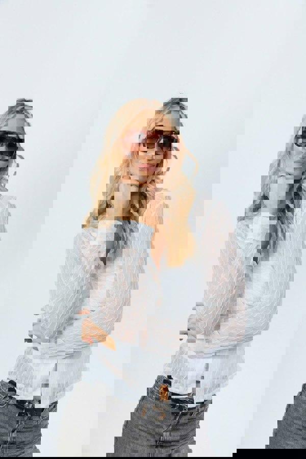 SVNX Retro Navigator Sunglasses in Burnt Rust