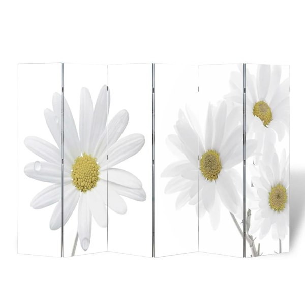 Berkfield Folding Room Divider 217x170 cm Flower