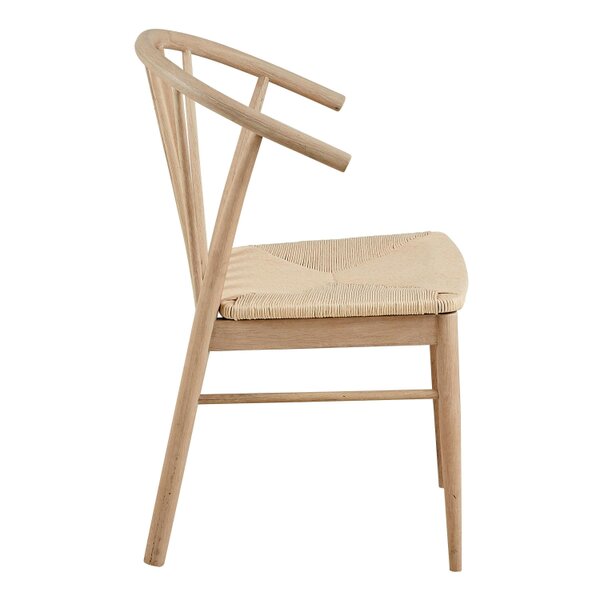 Wyld Haus Set of 2 Buenos Aires White Oak Wood Dining Chair