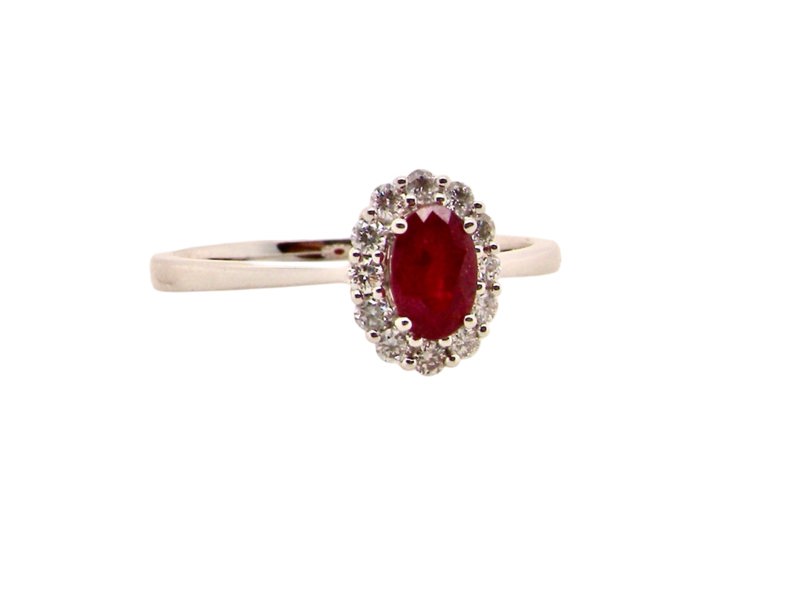 Vintage Tom A modern Ruby and Diamond cluster ring