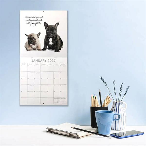 Adorable Dogs Calendar 2027, Wall Calendars, Month To View, Dogs, Gift