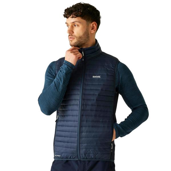 Regatta Mens Andreson Hybrid Padded Jacket - Navy Blue - 