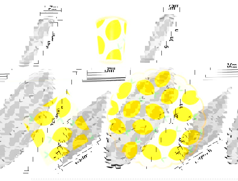 Cheetah 40 Piece Party Tableware Set