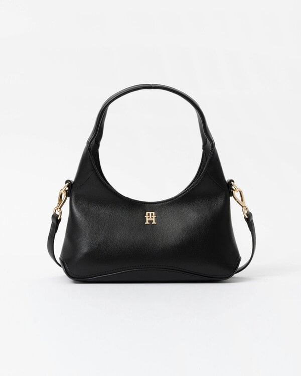 Tommy Hilfiger TH Everyday Womens Mini Hobo Bag - Black