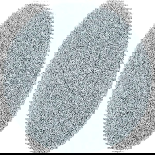 The Rugs Washable Denim Blue Shaggy Rug | Soft & Durable