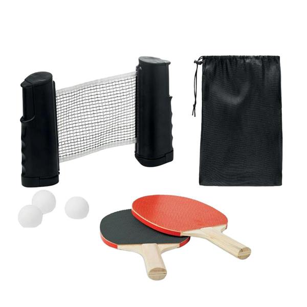 MidOcean Ping Pong Table Tennis Set - Black - 