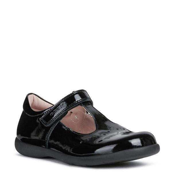 Geox Girls School Buckle Naimara Girl Ballerina Shoes