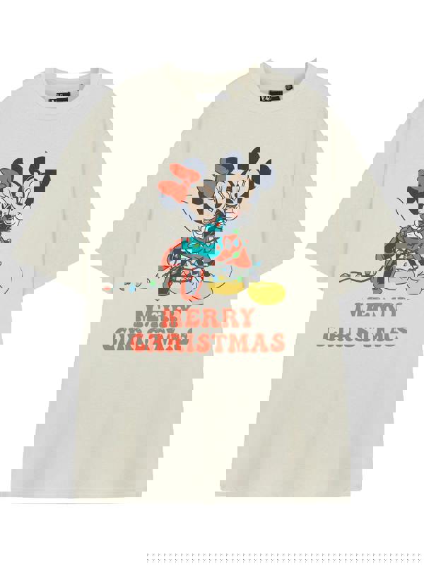 Disney Womens Beige All Tied Up Short Sleeved T-Shirt