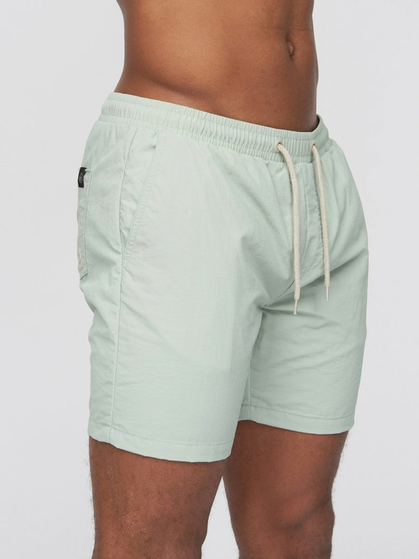 Duck and Cover Gathport Swim Shorts Sage