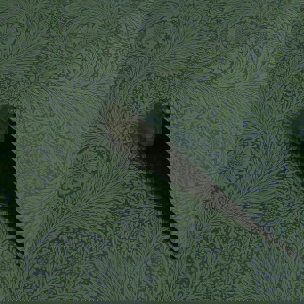 William Morris At Home Marigold Fibrous Wallpaper | Green