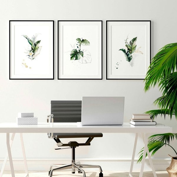 Office art wall | set of 3 wall art prints