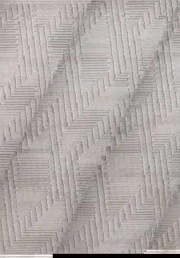 Malmo Maze Rug – Geometric 3D Textured Design