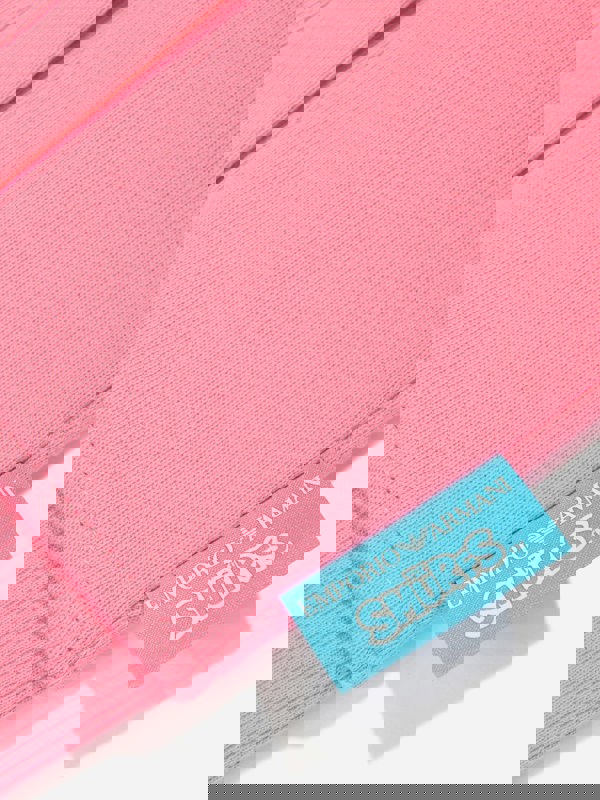 Emporio Armani Girls Zip Up Top in Pink