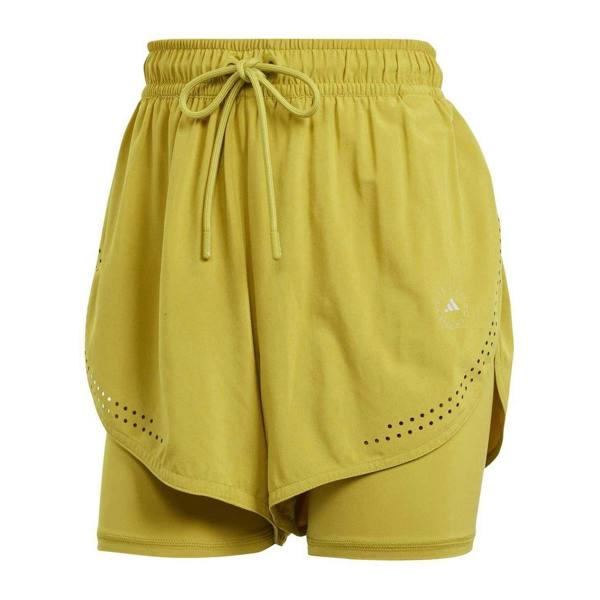 Adidas Womens/Ladies Stella McCartney Loose Fit Running Shorts - Green - 