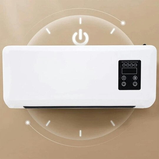 Havendro Wall Mounted Heater Fan Combo Electric Cooling Heating w/Remote Timer
