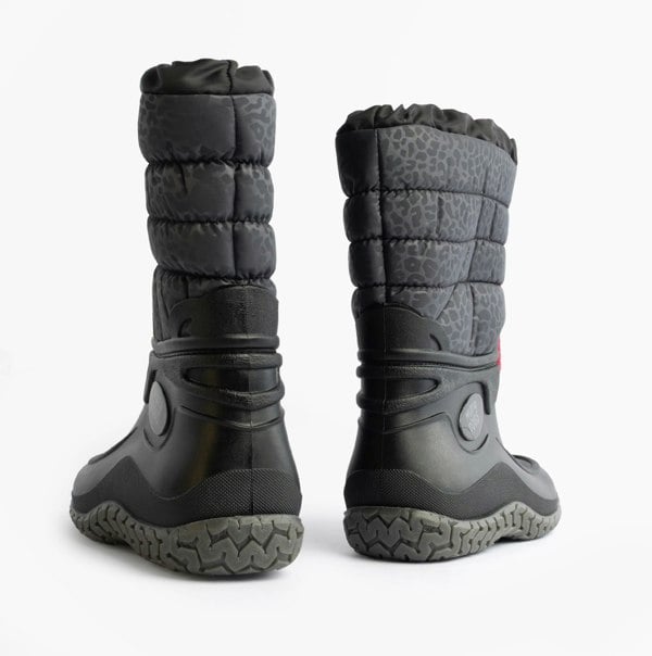Mud Dogs NORDIC Womens Snow Boot Boots,Wellingtons (Womens) Black/Leopard