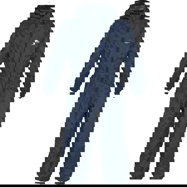 Trespass Kids Unisex Dripdrop Padded Waterproof Rain Suit - Navy Blue