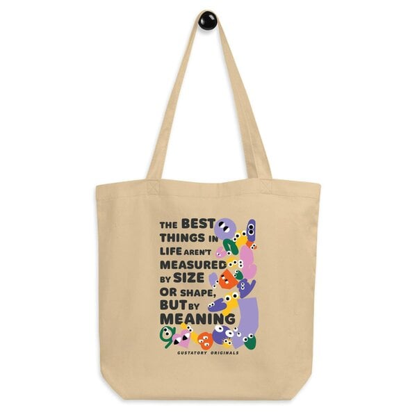 Anchor & Crew GUSTATORY Originals Shapes & Sizes Recycled Cotton Tote Bag