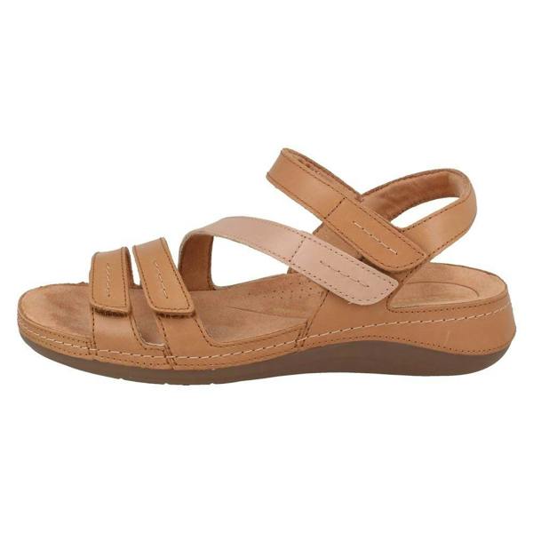 Clarks Ladies Clarks Hook and Loop Summer Sandals Cecily Mix