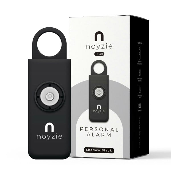 Noyzie 130db Personal Safety Alarm Siren & 200 Lumen Strobing LED Light - Rechargeable