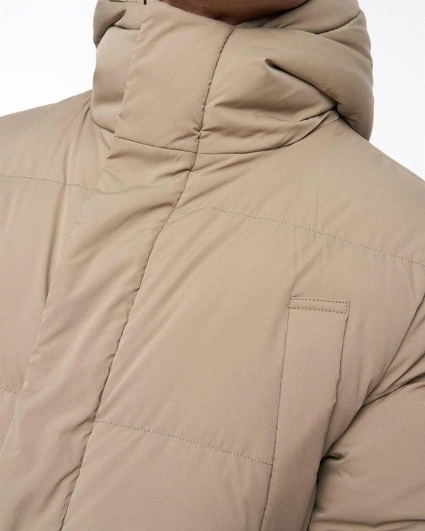 Duck and Cover Fletchley Puffer Jacket Beige