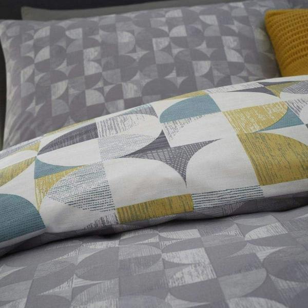 Retro Circles Double Duvet Cover