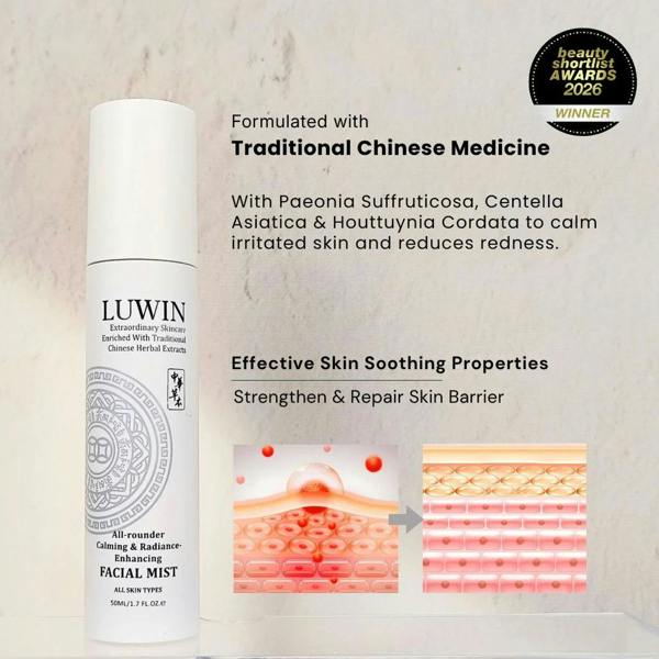 LUWIN Skincare Advanced Calming & Clear Duo – Acne Cream & Calming Mist Set for Clear Skin | LUWIN
