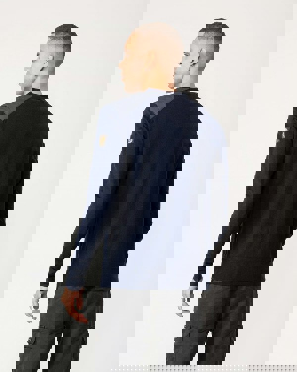 Belstaff Kerrigan Mens Merino Wool Crew Neck Jumper - Dark Ink