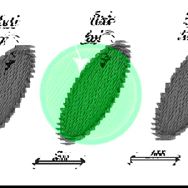 10 Small High Power Peppermint (Green And White) Fridge Magnets