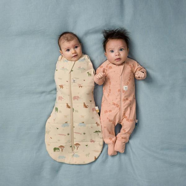 Organic Winter Cocoon Swaddle Sleeping Bag - Savannah - 2.5 TOG