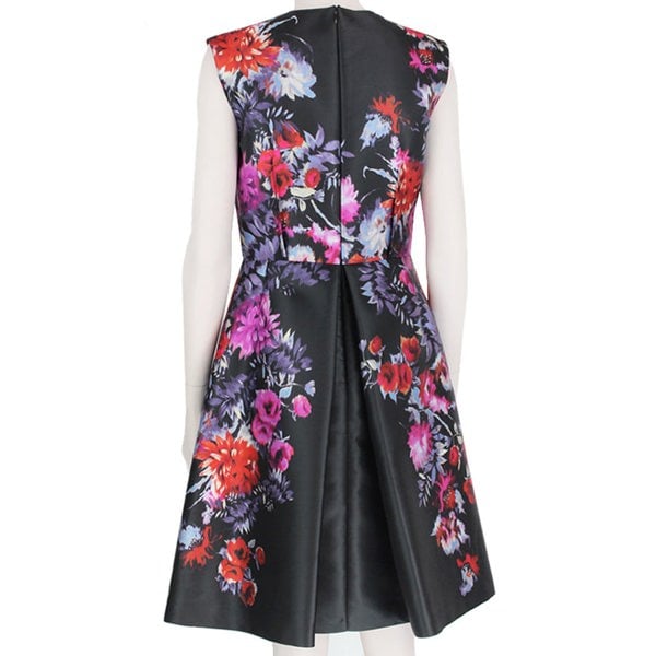 An elegant floral-print dress by Giambattista Valli