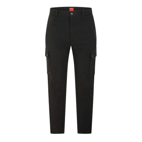 Hugo Mens Glian223 Slim Cargo Trousers - Black - 
