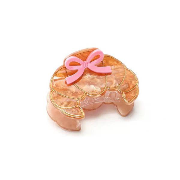 Gold Trip Croissant Claw Clip