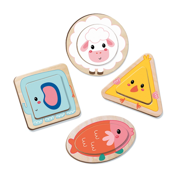 SES Creative Duo shapes puzzles