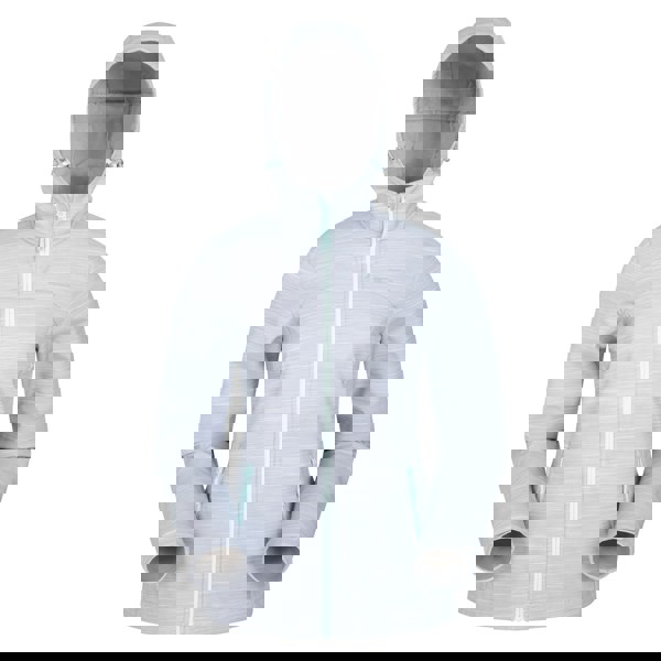 Mountain Warehouse Womens Exodus Printed Water Resistant Soft Shell Jacket - Grey