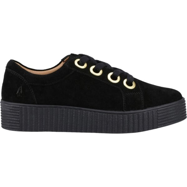 Hush Puppies Tamsin Suede Suede Women's Black Trainers