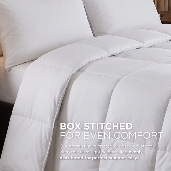 HOMESCAPES Super Microfibre 10.5 Tog Duvet for Autumn / Winter