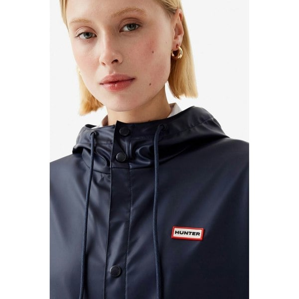 Hunter Izzy Hooded Unisex Blue Jacket