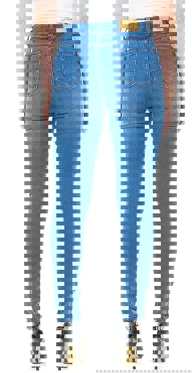 Smart Living Women's Classic Skinny Fit Denim Jeans - Mid Wash